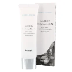 Heimish - Moringa Ceramide Hyaluronic Acid Hydrating Watery Sunscreen SPF 50+ PA++++ - Ceramidowy Krem z Filtrem - 50ml