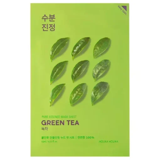 Holika Holika - Pure Essence Mask Sheet - Green Tea - Odświeżająca Maska w Płachcie z Wyciągiem z Zielonej Herbaty - 23ml