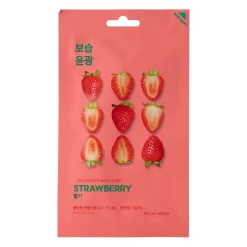 Holika Holika - Pure Essence Mask Sheet - Strawberry - Maska w Płachcie z Ekstraktem z Truskawki - 23ml