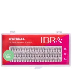 Ibra Makeup - Kępki Naturals 0,10 MIX - 10,12,14mm