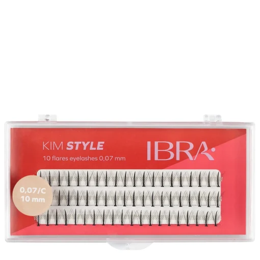 Ibra Makeup - Kępki Rzęs Kim Style C 0,07 - 10mm