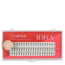 Ibra Makeup - Kępki Rzęs Kim Style C 0,07 - MIX