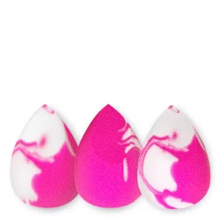 Ibra Makeup - Makeup Blender - Zestaw 3 Gąbeczek Trio Marmurkowa
