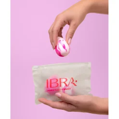 Ibra Makeup - Makeup Blender - Zestaw 3 Gąbeczek Trio Marmurkowa