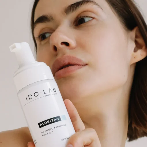Ido Lab - Aloe+ZN - Detoksykująco-Oczyszczająca Pianka do Mycia Twarzy - 150ml
