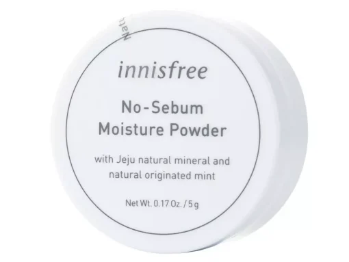 Innisfree - No-Sebum Moisture Powder - Sypki Puder Matujący - 5g
