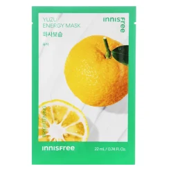 Innisfree - Squeeze Energy Mask - Yuzu - Brightening - Rozjaśniająca Maska w Płachcie - 22ml