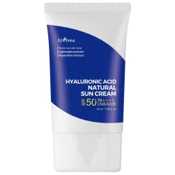 Isntree - Hyaluronic Acid Natural Sun Cream SPF50+/PA++++ - Krem z Filtrem Mineralnym - 50ml