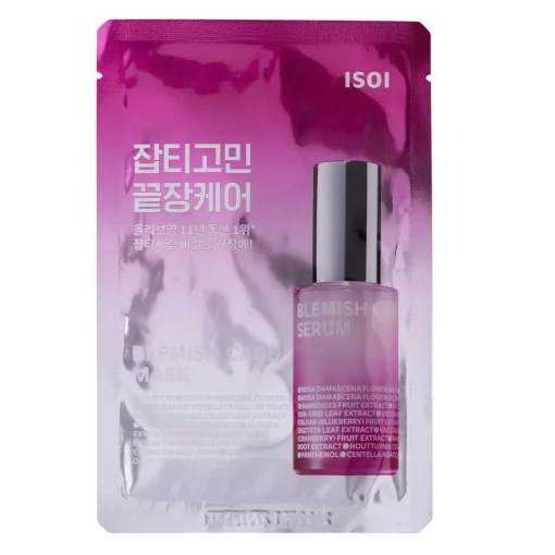 Isoi - Bulgarian Rose Blemish Care Mask - Rozjaśniająca Maska w Płachcie do Twarzy - 1szt/20ml