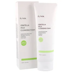 iUNIK - Centella Mild Cleansing Foam - Łagodna Pianka Oczyszczająca z Wąkrotą Azjatycką - 120ml