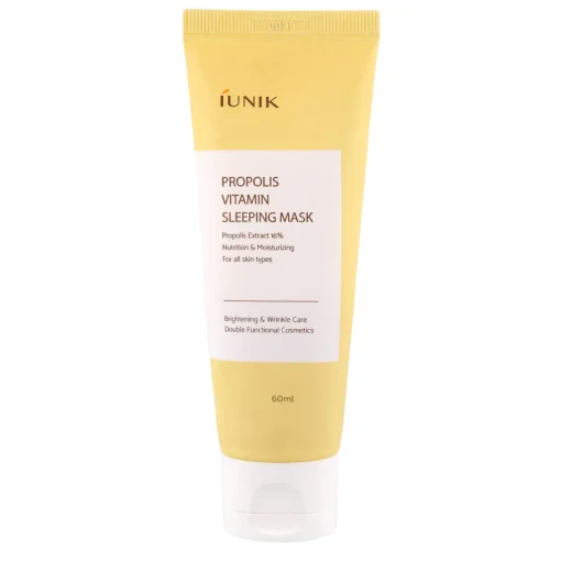 iUNIK - Propolis Vitamin Sleeping Mask - Nocna Maska Nawilżająca z Propolisem - 60ml