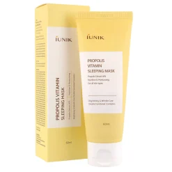 iUNIK - Propolis Vitamin Sleeping Mask - Nocna Maska Nawilżająca z Propolisem - 60ml