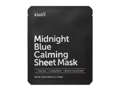 Klairs - Midnight Blue Calming Sheet Mask - Kojąca Maska w Płachcie - 25ml