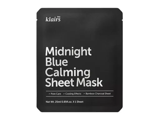 Klairs - Midnight Blue Calming Sheet Mask - Kojąca Maska w Płachcie - 25ml