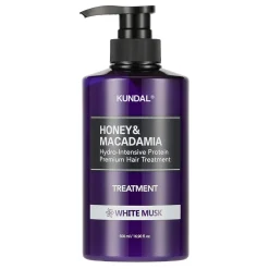 Kundal - Honey & Macadamia Protein Treatment - Proteinowa Kuracja do Włosów - White Musk - 500ml
