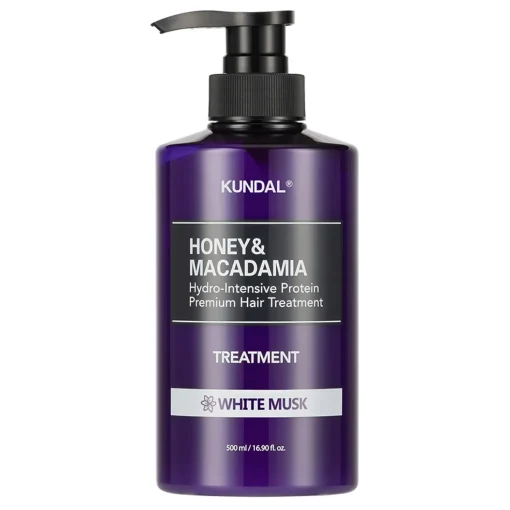 Kundal - Honey & Macadamia Protein Treatment - Proteinowa Kuracja do Włosów - White Musk - 500ml