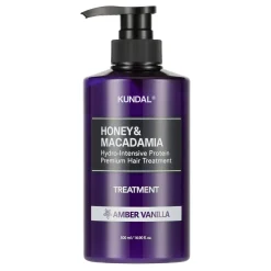 Kundal - Honey & Macadamia Protein Treatment - Proteinowa Kuracja do Włosów - Amber Vanilla - 500ml