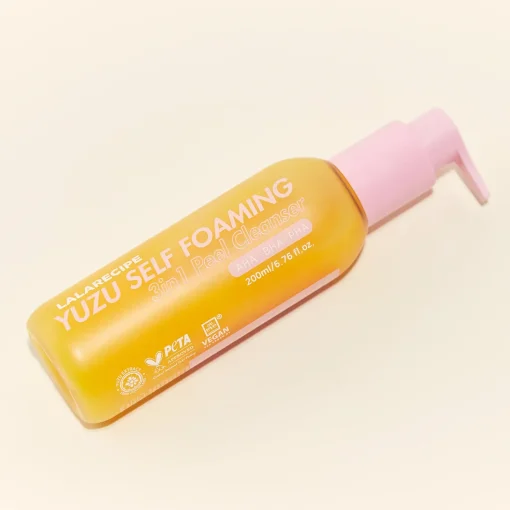 LalaRecipe - Yuzu Self Foaming 3in1 Cleanser - Oczyszczająca Pianka do Twarzy z Ekstraktem z Yuzu - 200ml
