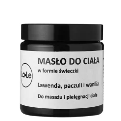 La-Le - Masło do Ciała w Formie Świeczki Lawenda, Paczula i Wanilia - 120ml