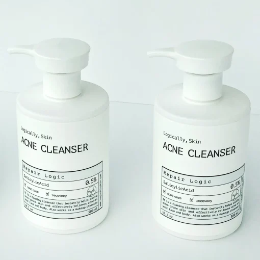 Logically, Skin - Acne Cleanser - Żel do Mycia Twarzy i Ciała z Kwasem Salicylowym - 300ml