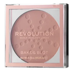 Makeup Revolution - Bake & Blot - Matujący Puder Prasowany - Beige - 5,5g