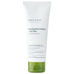 Mary&May - Houttuynia Cordata + Tea Tree Cleansing Foam - Pianka do Mycia Twarzy z Houttuynia Cordata i Drzewem Herbacianym - 150ml