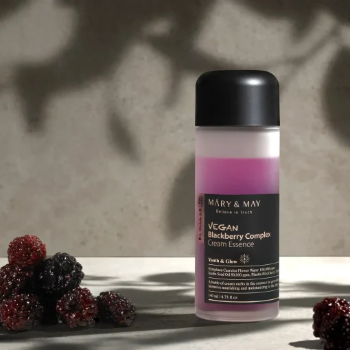 Mary&May - Vegan Blackberry Complex Cream Essence - Wielofunkcyjna Kremowa Esencja - 140ml