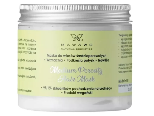 Mawawo - Medium Porosity Hair Mask - Maska do Włosów Średnioporowatych - 200ml