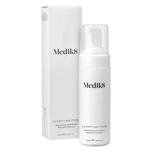 Medik8 - Clarifying Foam - Refreshing AHA/BHA - Blemish Cleanser - Pianka Oczyszczająca z Kwasami - 150ml