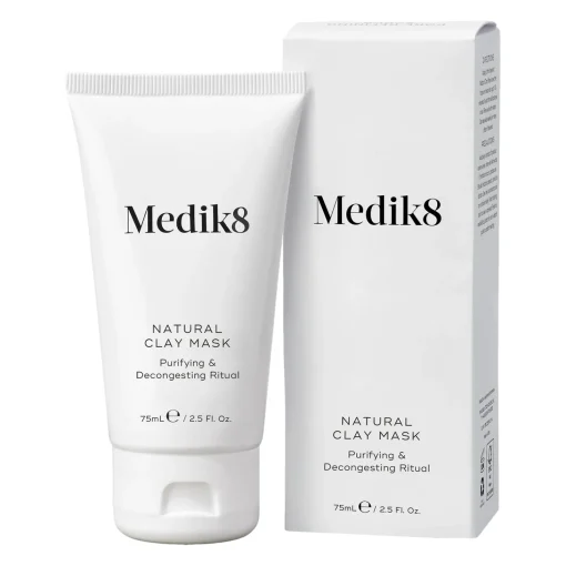 Medik8 - Natural Clay Mask - Intensywnie Oczyszczająca Maseczka dla Skóry Problematycznej - 75ml