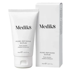 Medik8 - Pore Refining Scrub - Dual-Action Jojoba Exfoliator - Oczyszczający Peeling do Twarzy - 75ml