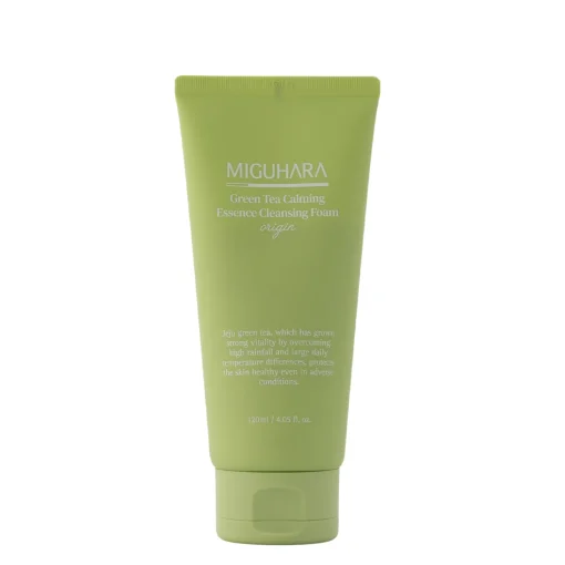 Miguhara - Green Tea Calming Essence Cleansing Foam Origin - Kojąca Pianka z Zieloną Herbatą - 120ml