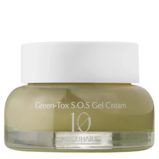 Miguhara - Green-Tox S.O.S Gel Cream - Krem-Żel do Twarzy z Ekstraktem z Zielonej Herbaty Jeju - 50ml