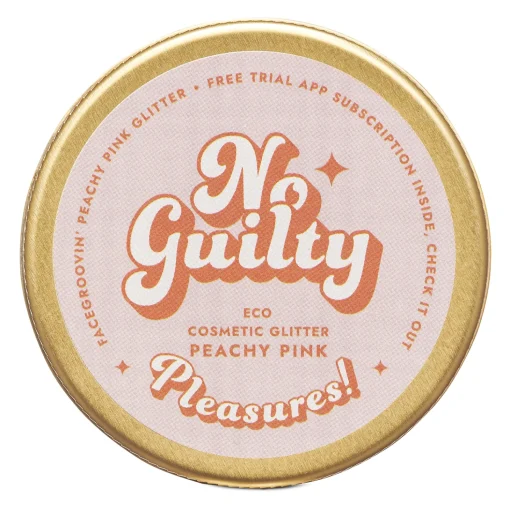 Ministerstwo Dobrego Mydła - Facegroovin' - Bio Brokat - Peachy Pink - 10g