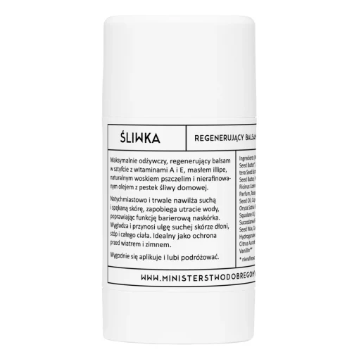 Ministerstwo Dobrego Mydła - Odżywczy Balsam w Sztyfcie - Śliwka - 75g