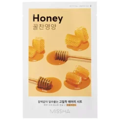 Missha - Airy Fit  Sheet Mask - Honey - Regeneracyjna Maska w Płachcie - 19g