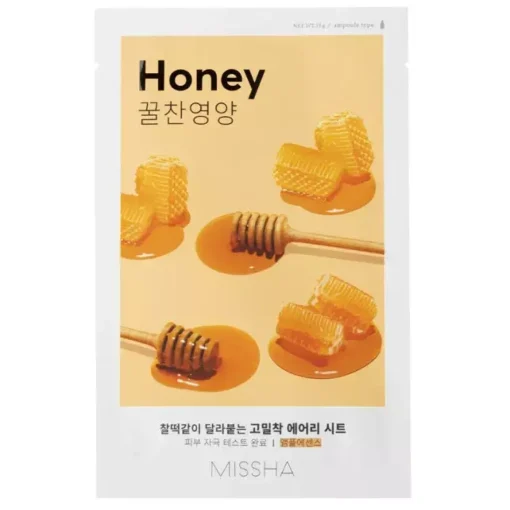 Missha - Airy Fit  Sheet Mask - Honey - Regeneracyjna Maska w Płachcie - 19g