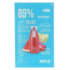 Missha - Talks Vegan Squeeze Sheet Mask - Hydro Booster - Nawilżająca Maska w Płachcie - 27g