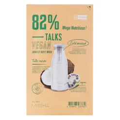 Missha - Talks Vegan Squeeze Sheet Mask - Mega Nutritious - Odżywcza Maska w Płachcie - 27g