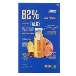 Missha - Talks Vegan Squeeze Sheet Mask - Skin Fitness - Ujędrniająca Maska w Płachcie - 27g
