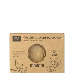Mohani - Bio - Original Aleppo Soap 6% - Oryginalne Mydło Aleppo Oliwkowo-Laurowe - 185g