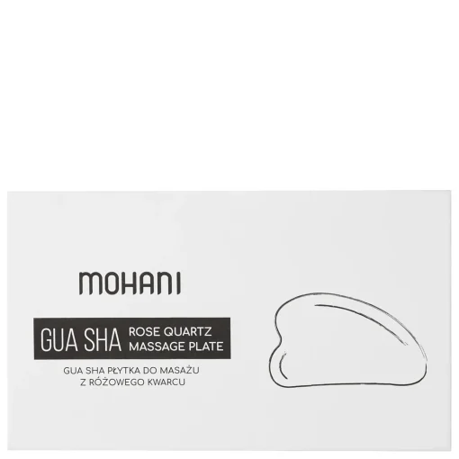 Mohani - Gua Sha - Płytka do Masażu z Różowego Kwarcu
