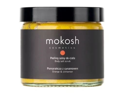 Mokosh - Body Salt Scrub - Peeling Solny do Ciała - Pomarańcza z Cynamonem - 300g