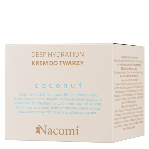 Nacomi - Deep Hydration - Krem do Twarzy - Coconut - 40ml