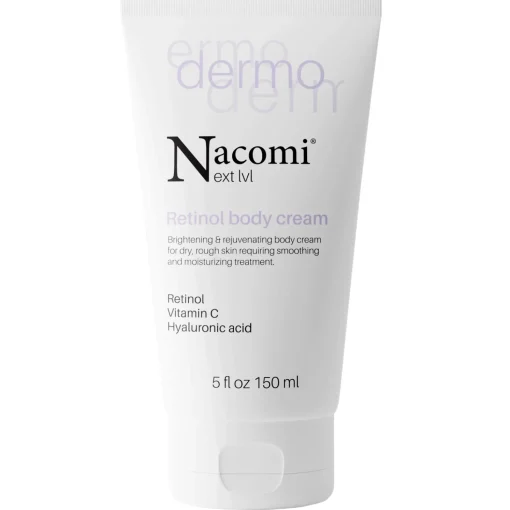 Nacomi - Dermo - Rozjaśniająco-Odmładzający Krem do Ciała z Retinolem i Witaminą C - 150ml