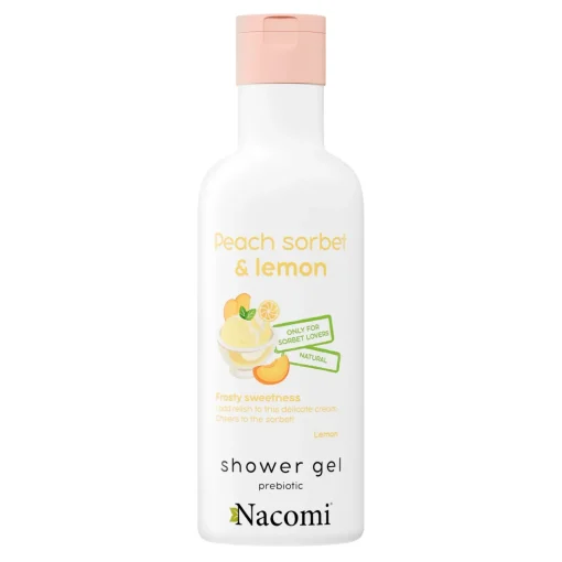 Nacomi - Żel pod Prysznic - Brzoskwiniowy Sorbet z Cytryną - 300ml