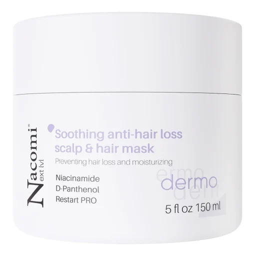 Nacomi - Next Level - Soothing Anti-Hair Loss Scalp & Hair Mask - Maska do Skóry Głowy i Włosów - 150ml