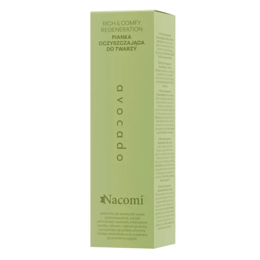 Nacomi - Rich & Comfy Regeneration - Pianka Oczyszczająca do Twarzy - Avocado - 150ml