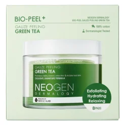 Neogen - Bio-Peel Gauze Peeling Green Tea - Złuszczające Płatki z Ekstraktem z Zieloną Herbatą - 76ml (8szt.)