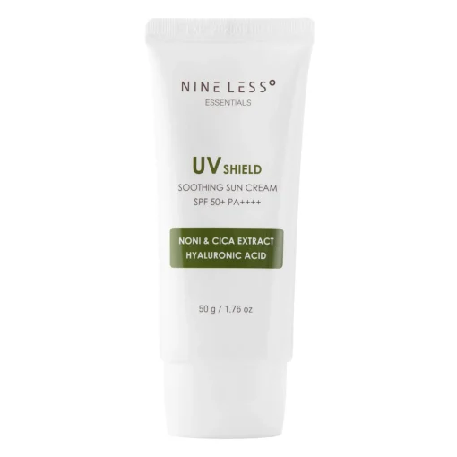 Nine Less - Essentials UV Shield Soothing Sun Cream SPF 50+/PA++++ - Nawilżający Krem z Filtrem - 50g